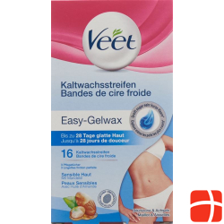 Veet Kaltwachsstreifen Bikini & Achseln Sensible Haut 8x 2 Stück