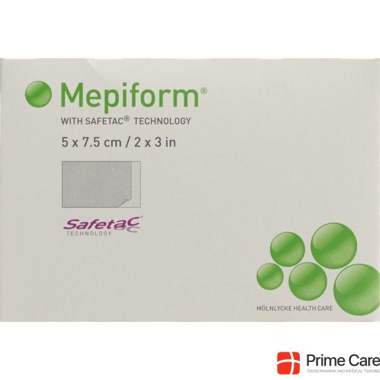 Mepiform Narbenverband 5x7.5cm Silikon Nicht Steril 5 Stück buy online
