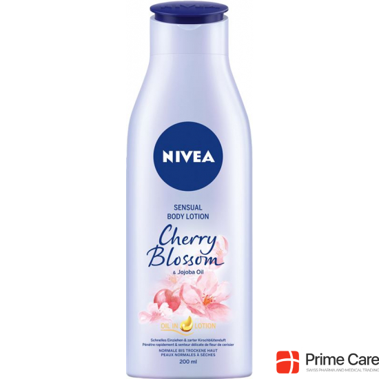 Nivea Sensual Body Lotion Cherry & Jojoba Oil 200ml buy online