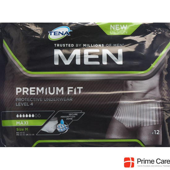 Tena Men Premium Fit Underwear Level 4 M 12 Stück buy online