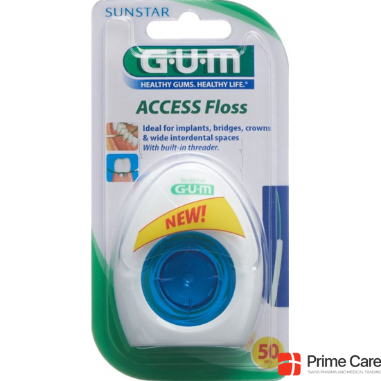 Gum Sunstar Acces Floss Dental floss 50 pieces buy online