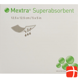 Mextra Superabsorbent 12.5x12.5cm 10 Stück