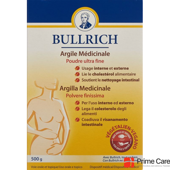 Bullrich Heilerde Pulver Ultrafein 500g buy online
