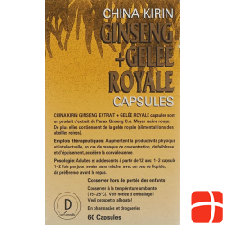 China Kirin Ginseng + Gelee Royale Kapseln 60 Stück