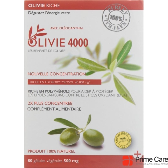 Olivie Force 500mg Gelules Vegetale 80 Stück buy online