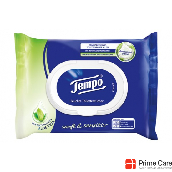 Tempo Feuchte Toilettentücher Sanft&sens 42 Stück buy online