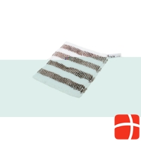 Ha-ra dishcloth 15/12cm brown-white