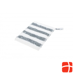 Ha-ra dishcloth 15/12cm grey-white