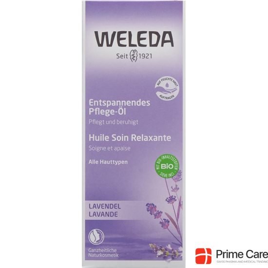 Weleda Lavender Relaxation Oil Glass Bottle 100ml buy online