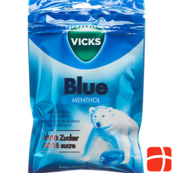 Vicks Blue ohne Zucker Beutel 72g