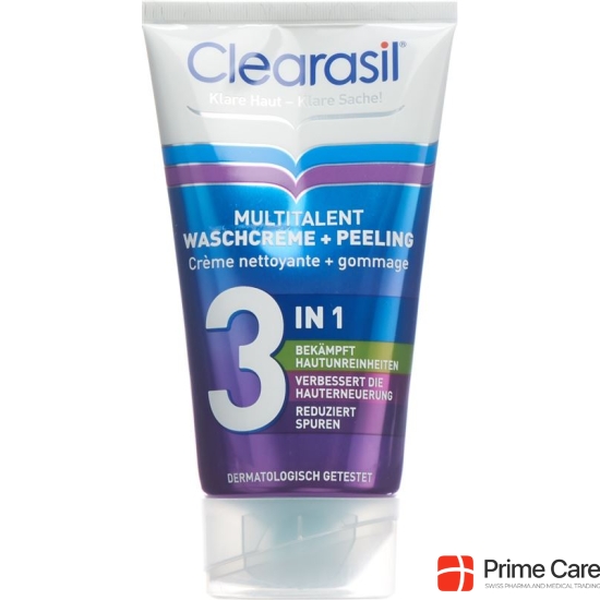 Clearasil Multitalent Waschcreme&peeling 150ml buy online