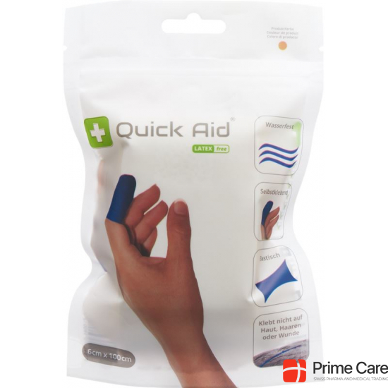 Quick Aid Pflaster 6x100cm Latexfrei Hautfarben buy online