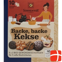 Sonnentor Backe Bake biscuits 5x2 spice mixtures