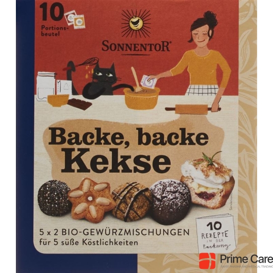 Sonnentor Backe Bake biscuits 5x2 spice mixtures buy online