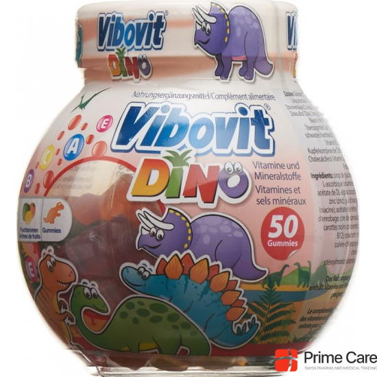 Vibovit Dino fruit gums tin 50 pieces buy online