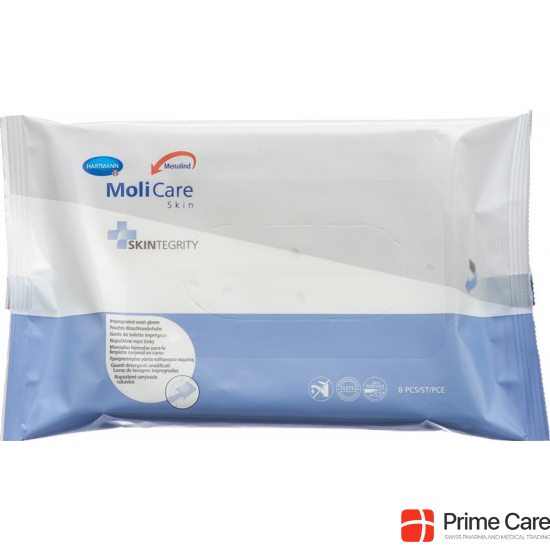 Molicare Skin washing gloves 8 pieces buy online