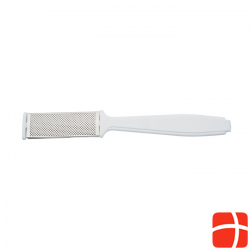 Borghetti callus rasp with white plastic handle