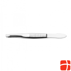 Borghetti Tweezers Straight Steel Nickel Plated