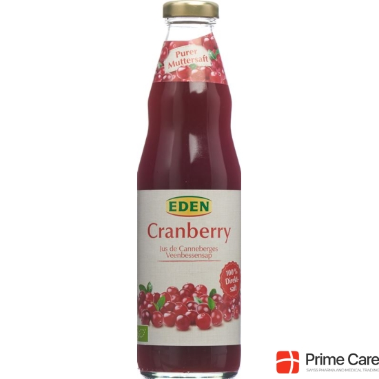 Eden Cranberry Mutters ohne Zucker Unverdue Bio 750ml buy online