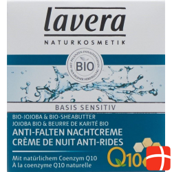 Lavera Anti-Falten Nachtcreme Q10 Basis Sen Neu 50ml
