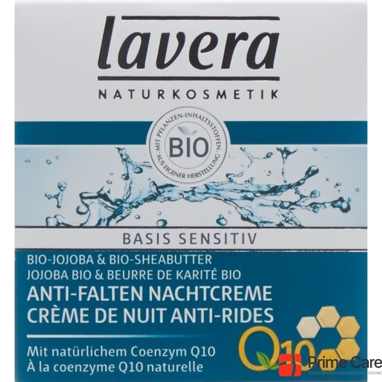 Lavera Anti-Falten Nachtcreme Q10 Basis Sen Neu 50ml buy online