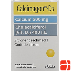 Calcimagon D3 Zitron (o Aspartam) Dose 120 Stück