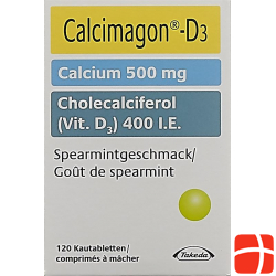 Calcimagon D3 Spearmint (o Aspartam) Dose 120 Stück