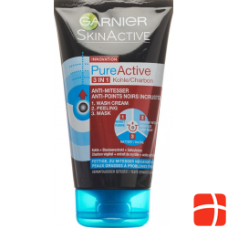 Garnier Skin Active 3in1 Charcoal Tube 150ml