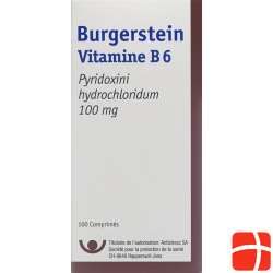 Burgerstein Vitamin B6 tablets 100 mg Ds 100 pieces