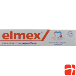 Elmex Mentholfrei Zahnpasta Tube 75ml