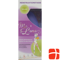 Me Luna Menstruationstasse Sport M Blau-Violett