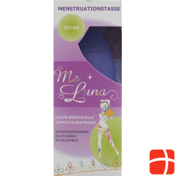 Me Luna Menstruationstasse Sport L Blau-Violett