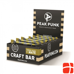 Peak Punk Bio Craft Bar Displ Cac Coff&mate 15x 38g