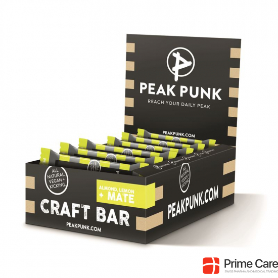 Peak Punk Bio Craft Bar Displ Almo Lem&mate 15x 38g buy online