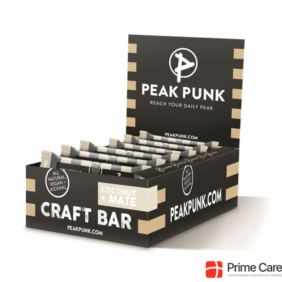 Peak Punk Bio Craft Bar Displ Coconut&mate 15x 38g buy online