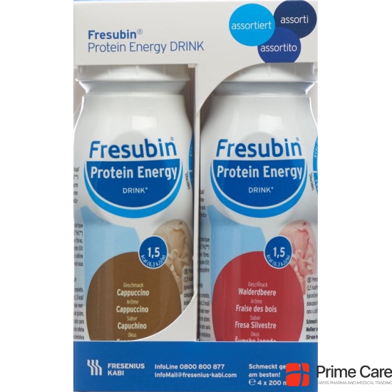 Fresubin Prot Energy Drink Assortiert 4 Flasche 200ml buy online