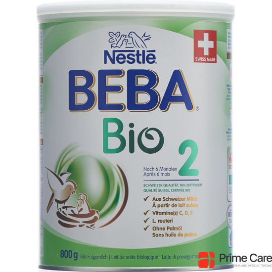 Beba Optipro Bio 2 Nach 6 Monate Dose 800g buy online