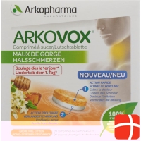 Arkovox Lutschtabletten 2-phasen Honig-Zitronen 20 Stück