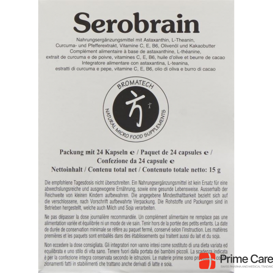 Bromatech Serobrain Kapseln Blister 24 Stück buy online