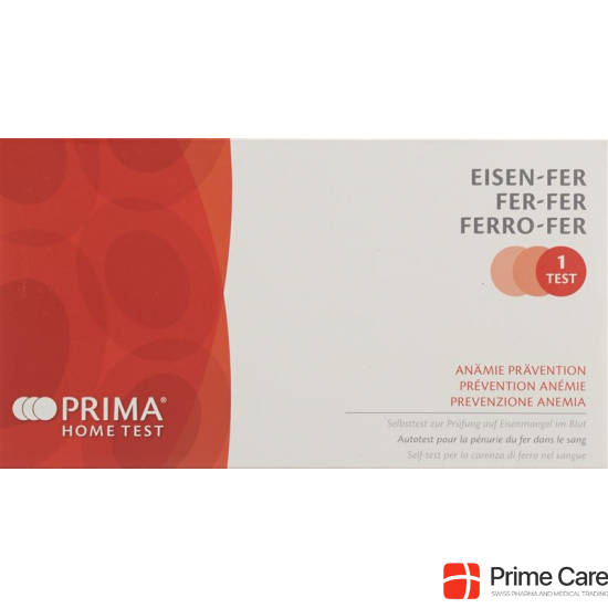 Prima Home Test Test für Eisenmangelanaemie (neu) buy online