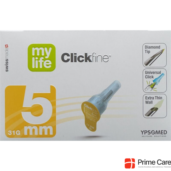 Mylife Clickfine Pen Nadeln 5mm 31g 100 Stück buy online