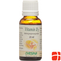 Chrisana Vitamin D3 Tropfen Pip Flasche 20ml