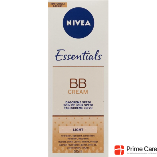 Nivea Face Essentials BB Cream Light LSF 20 50ml buy online