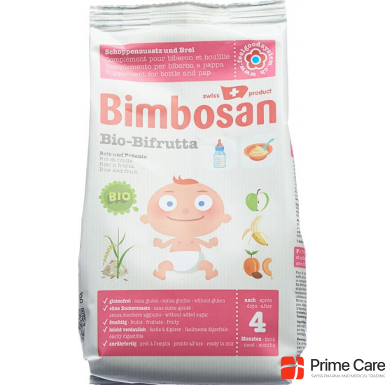 Bimbosan Organic Bifrutta Powder Rice + Fruit Bag 300 buy online