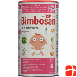 Bimbosan Organic Bifrutta powder rice + fruit tin 300g