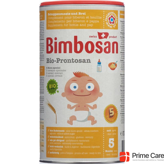 Bimbosan Organic Prontosan Powder 5 Grain Spez Can 300g buy online