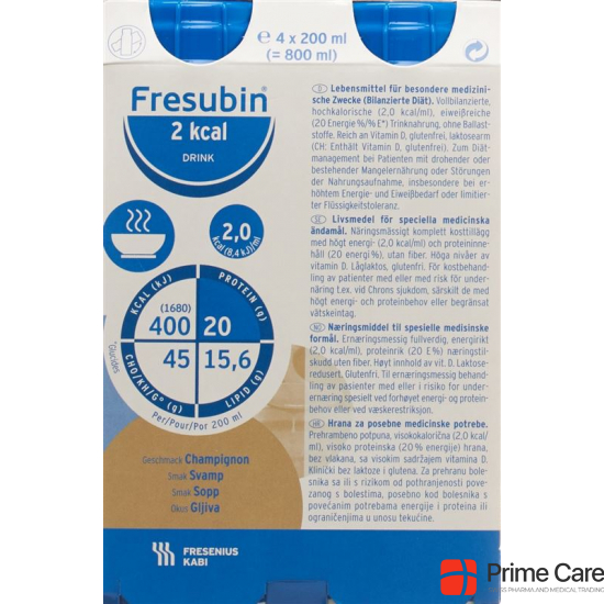 Fresubin 2 Kcal Drink Pilze 4x 200ml buy online