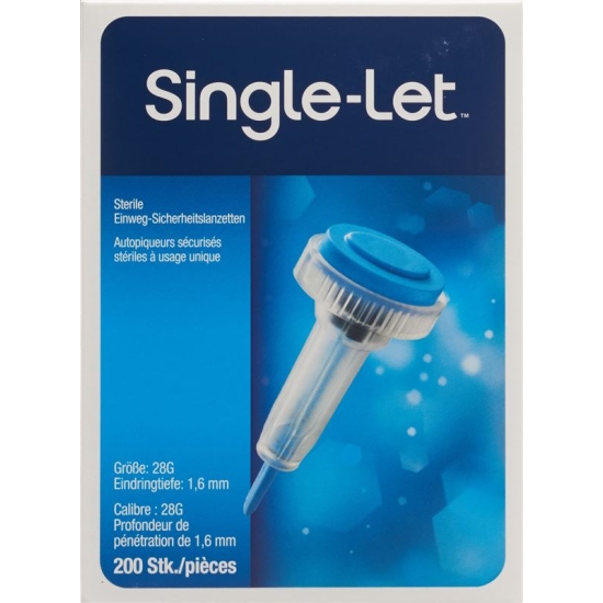 Single-let Einmalstechhilfe 200 Stück buy online