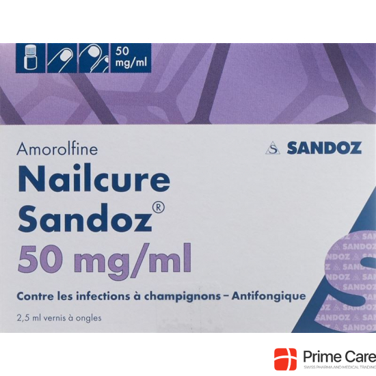 Nailcure Sandoz Nagellack 50mg/ml (d) 2.5ml buy online