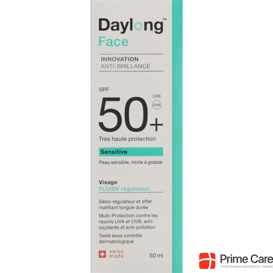 Daylong Sensitive Face Regulating Fluid SPF 50+ 50ml buy online